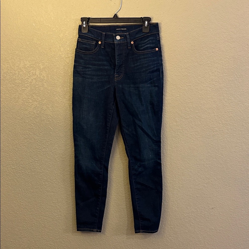 Lucky Brand Women's Deep Indigo Skinny Jeans